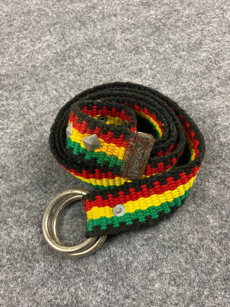 Levi's vintage levis rasta cotton belt nice design Size ONE SIZE - 1 Thumbnail