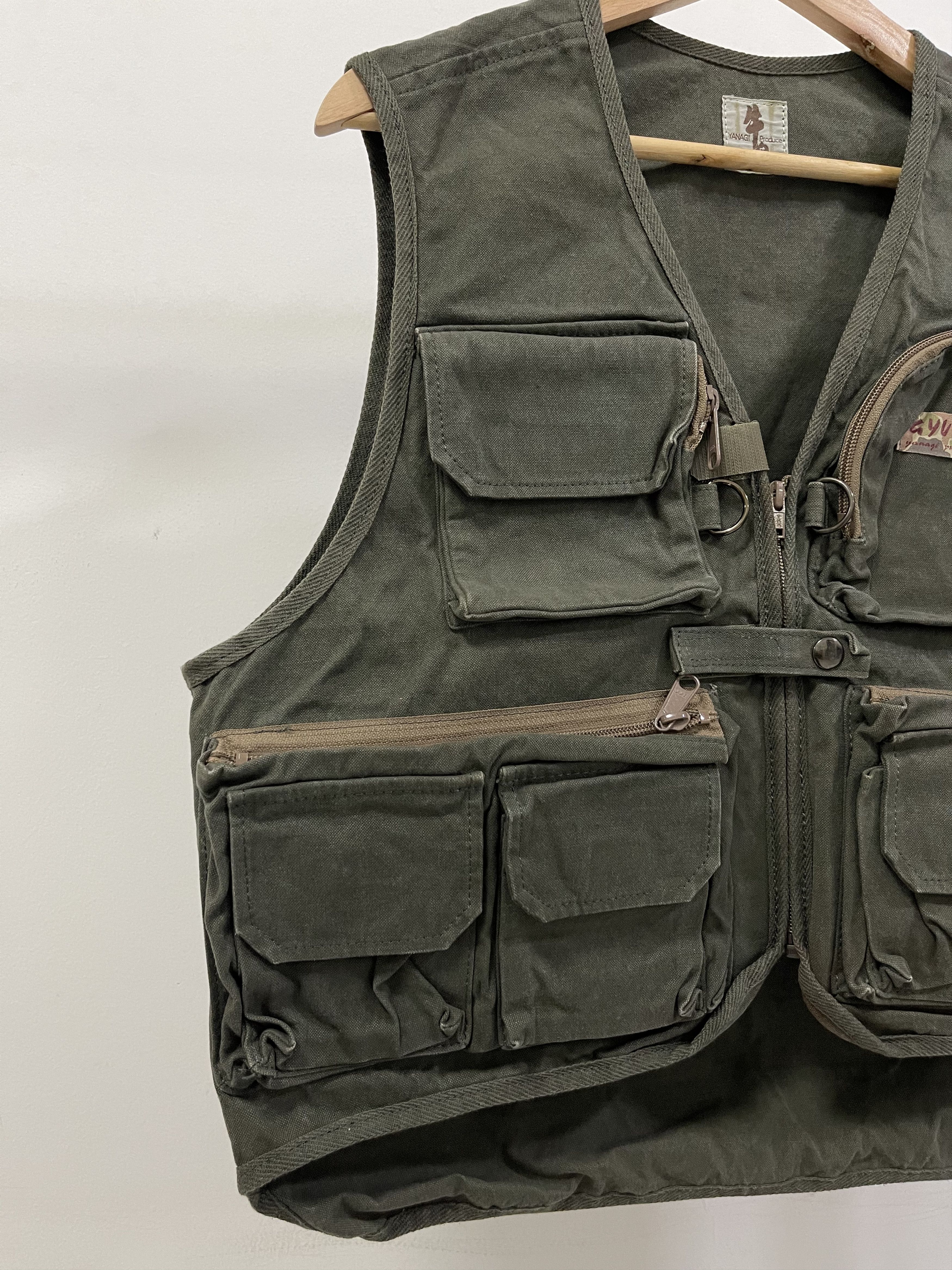 Japanese Brand Yanagi Utility Tactical Multipocket Military Style Vest Size US M / EU 48-50 / 2 - 3 Thumbnail