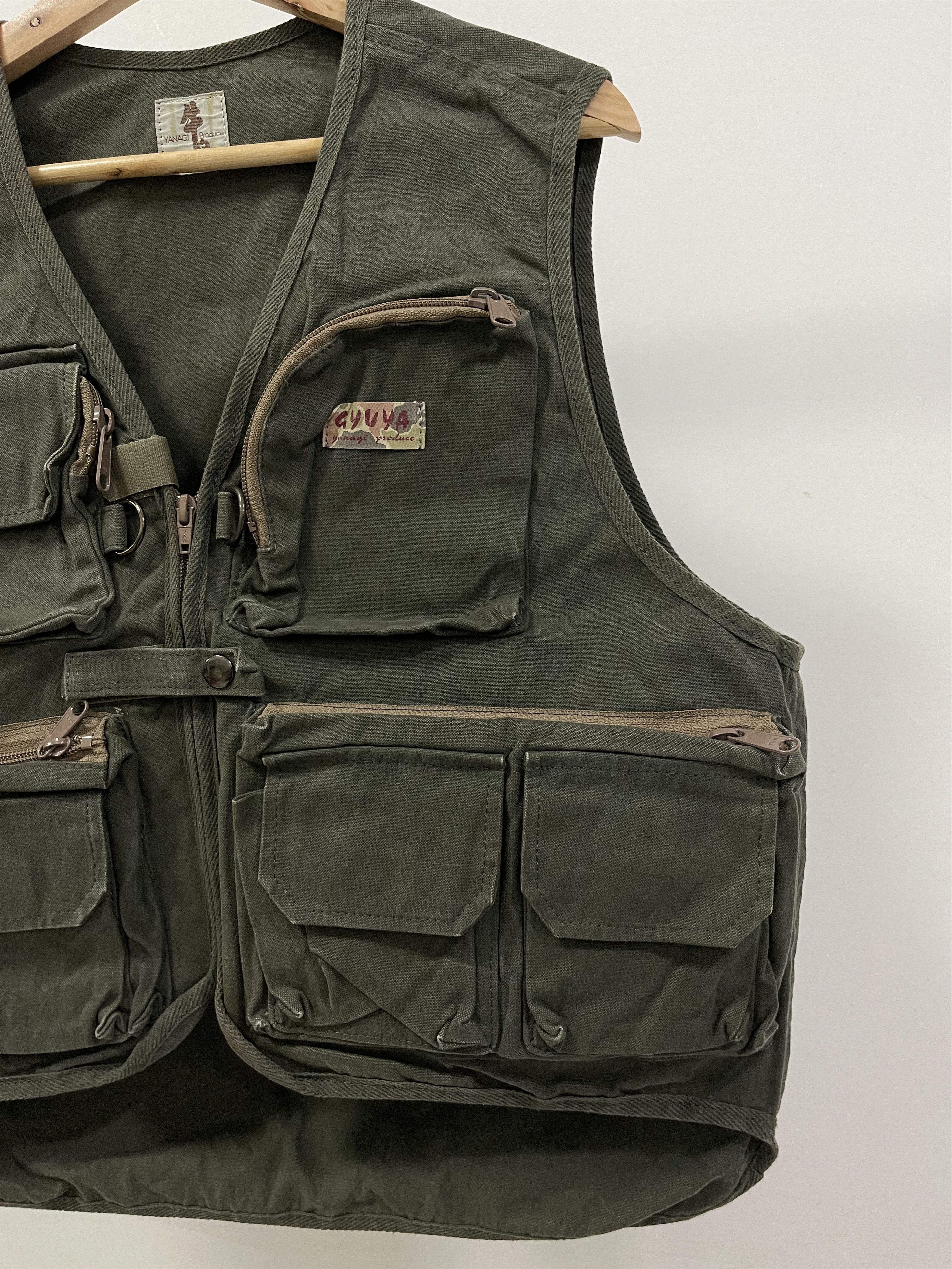 Japanese Brand Yanagi Utility Tactical Multipocket Military Style Vest Size US M / EU 48-50 / 2 - 2 Thumbnail