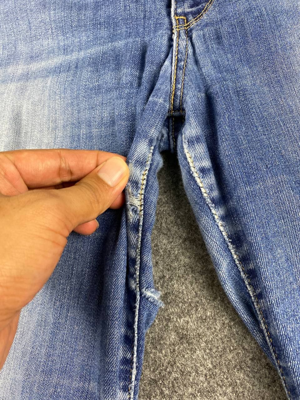 Levi's levis 714 straight slightly distressed denim Size 30" / US 8 / IT 44 - 9 Thumbnail