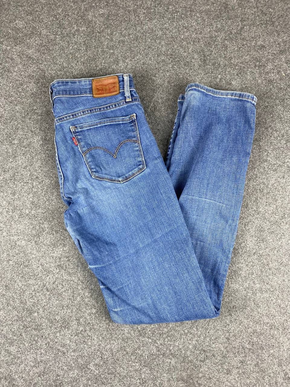 Levi's levis 714 straight slightly distressed denim Size 30" / US 8 / IT 44 - 2 Thumbnail
