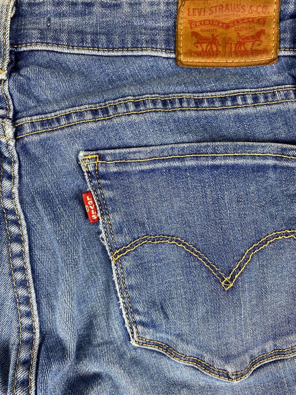 Levi's levis 714 straight slightly distressed denim Size 30" / US 8 / IT 44 - 4 Thumbnail