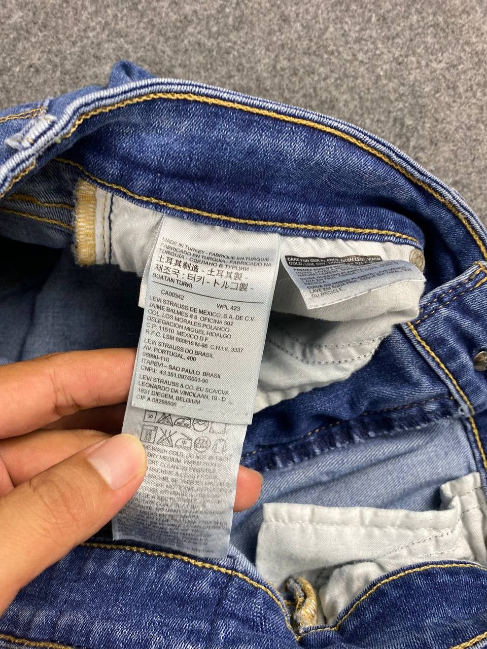 Levi's levis 714 straight slightly distressed denim Size 30" / US 8 / IT 44 - 13 Thumbnail