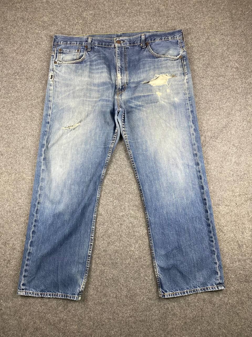Levi's levis 569 loose fit distressed denim Size US 43 - 7 Thumbnail