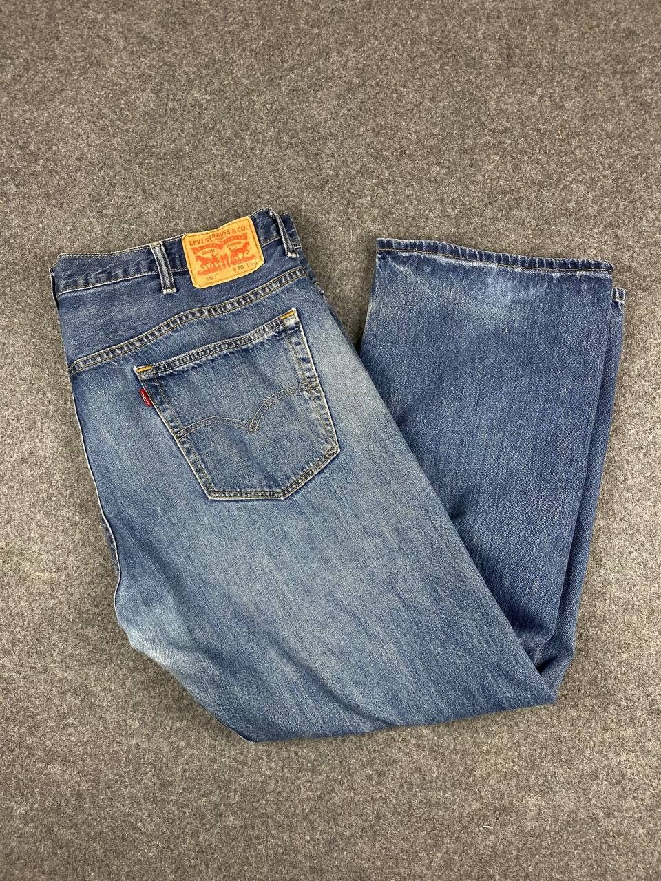 Levi's levis 569 loose fit distressed denim Size US 43 - 2 Thumbnail