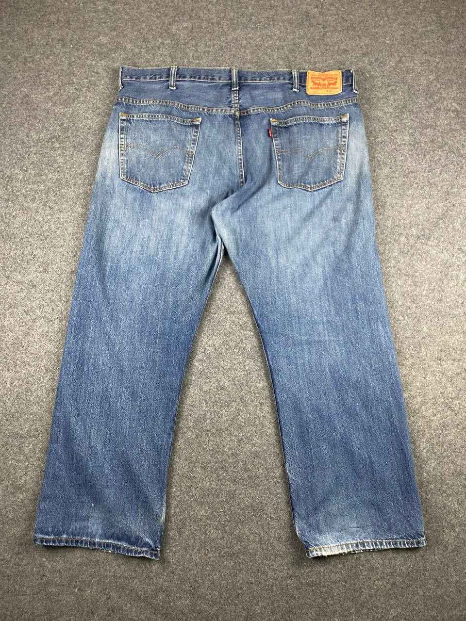 image of 569 Loose Fit Distressed Denim in Light Blue, Men's (Size 43)