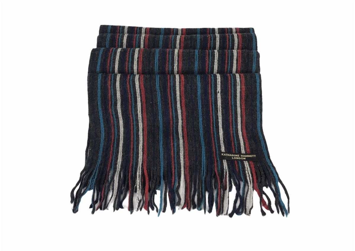 Katharine Hamnett London Katherine Hamnett London Muffler Scarf Stripes Colorful Size ONE SIZE - 1 Thumbnail
