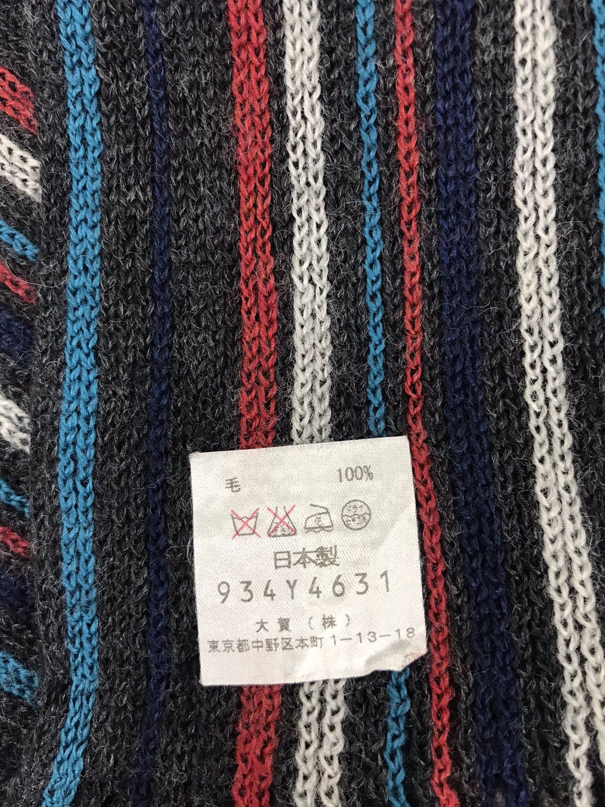 Katharine Hamnett London Katherine Hamnett London Muffler Scarf Stripes Colorful Size ONE SIZE - 4 Thumbnail