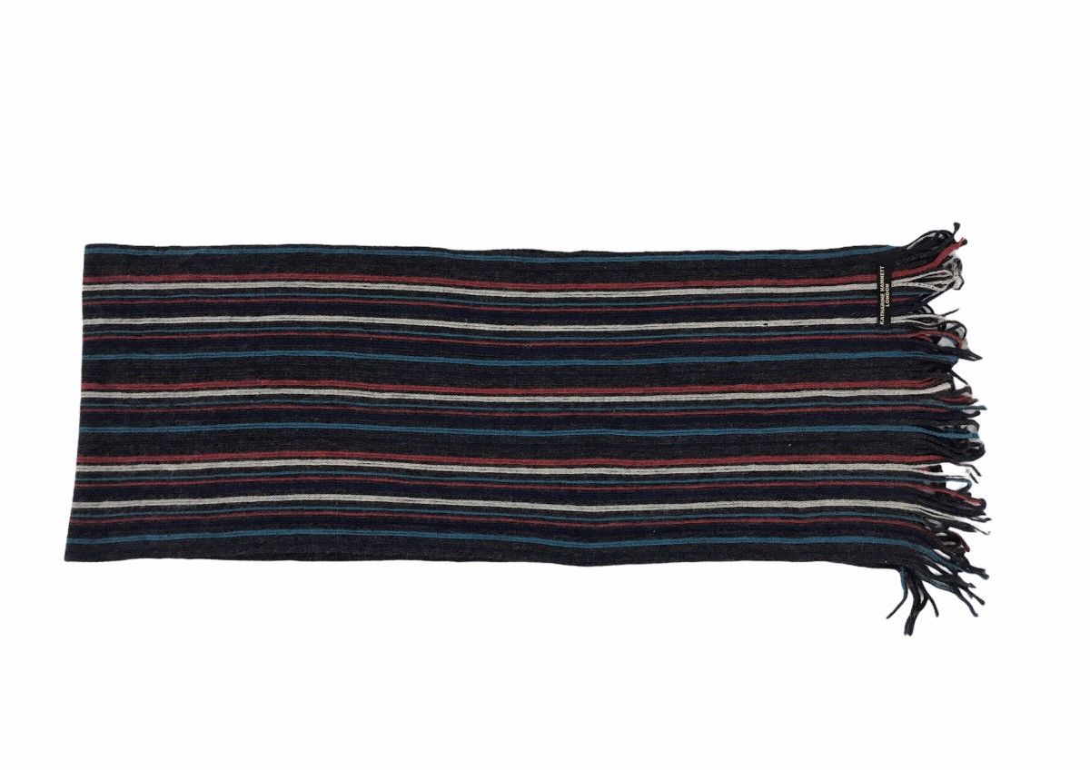 Katharine Hamnett London Katherine Hamnett London Muffler Scarf Stripes Colorful Size ONE SIZE - 2 Thumbnail