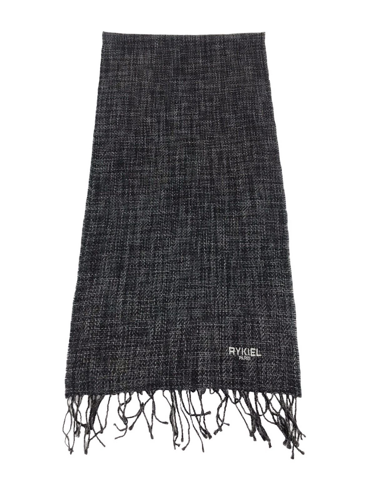 Designer × Sonia Rykiel Rykiel Paris Muffler Scarf Check Design Made In France Size ONE SIZE - 2 Thumbnail