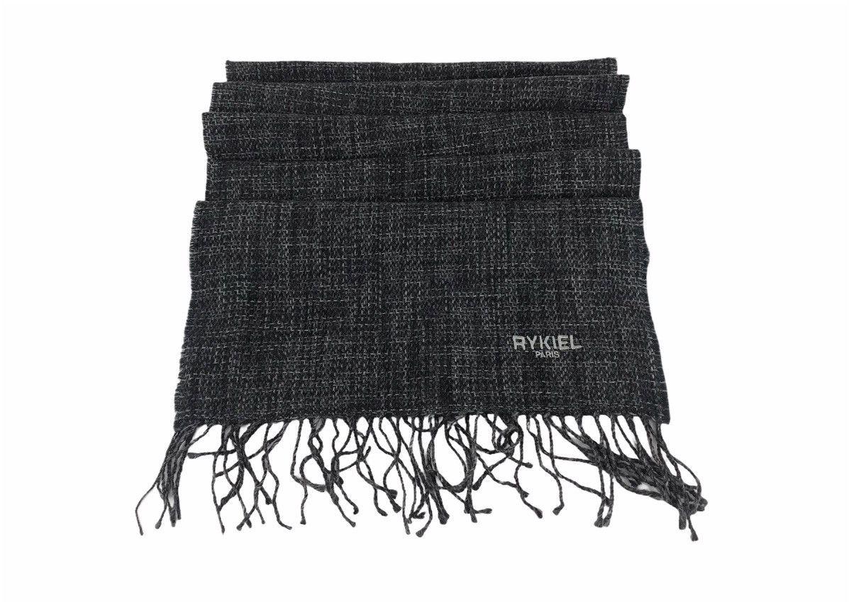 Designer × Sonia Rykiel Rykiel Paris Muffler Scarf Check Design Made In France Size ONE SIZE - 1 Thumbnail
