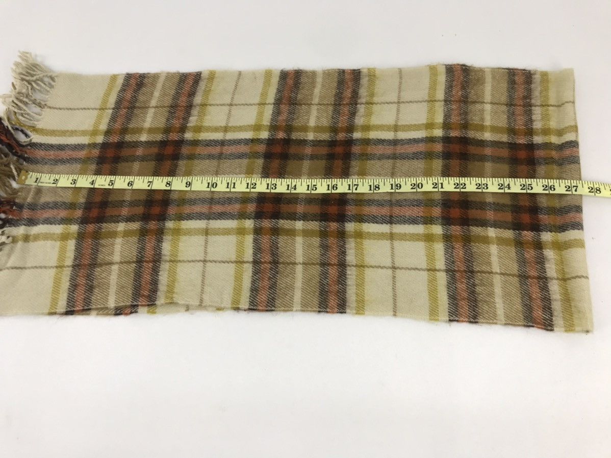 Vintage × ssstein Vintage Stein’s Paris Muffler Scarf Plaid Checked Design Size ONE SIZE - 5 Thumbnail