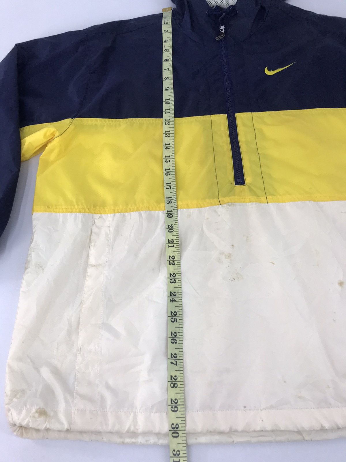 Nike × Vintage Vtg 90s Nike Windbreaker Hoodie Nylon Jacket Fashion XXL Size US XXL / EU 58 / 5 - 10 Thumbnail