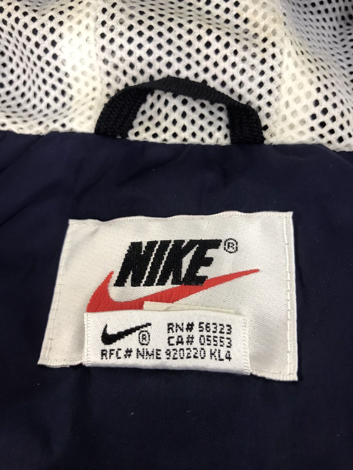 Nike × Vintage Vtg 90s Nike Windbreaker Hoodie Nylon Jacket Fashion XXL Size US XXL / EU 58 / 5 - 5 Thumbnail