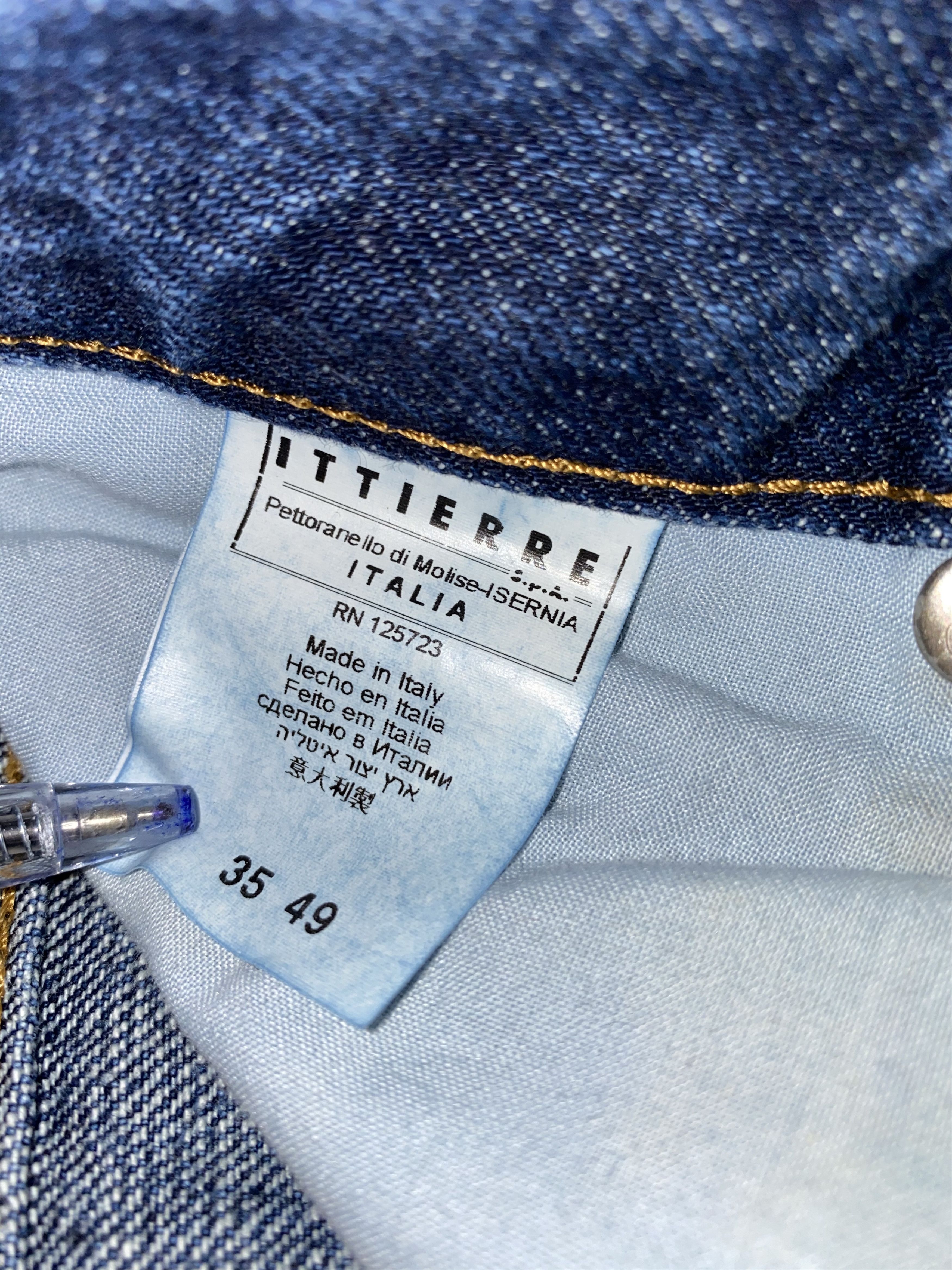 Balmain Pierre Balmain Distressed Indigo Biker Denim Pants Size US 34 / EU 50 - 19 Thumbnail