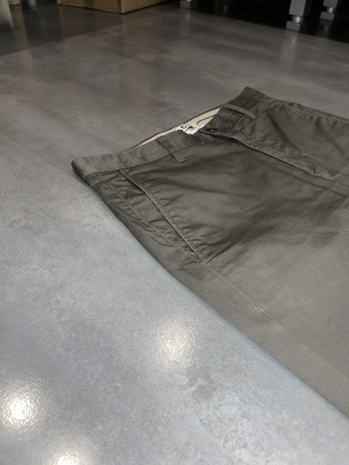 Acne Studios Acne Studios Roc Satin Swamp Green Casual Pants Size US 30 / EU 46 - 7 Thumbnail