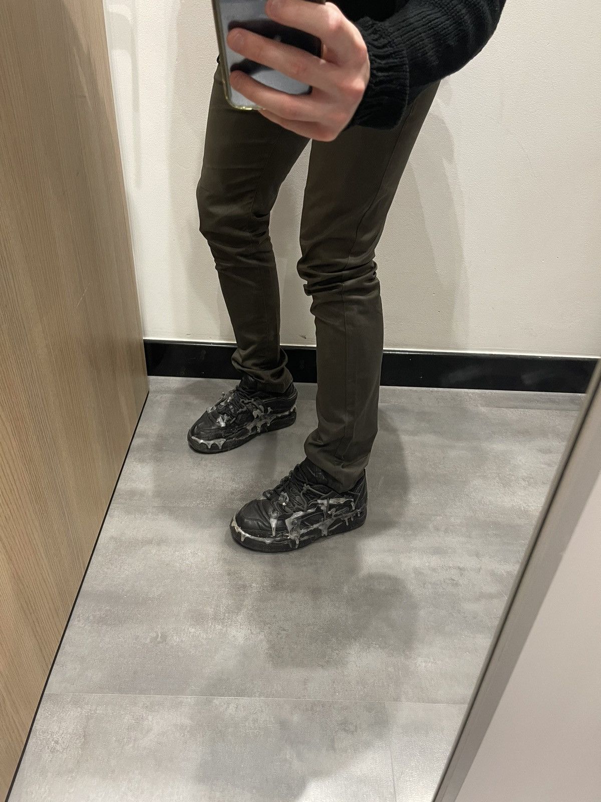 Acne Studios Acne Studios Roc Satin Swamp Green Casual Pants Size US 30 / EU 46 - 4 Thumbnail