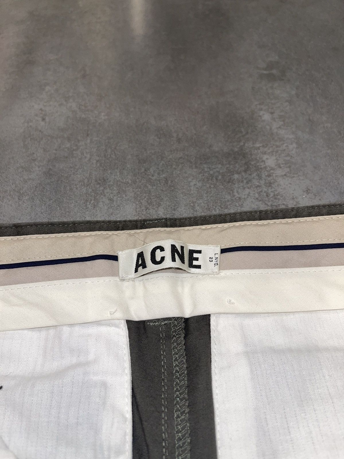 Acne Studios Acne Studios Roc Satin Swamp Green Casual Pants Size US 30 / EU 46 - 10 Thumbnail