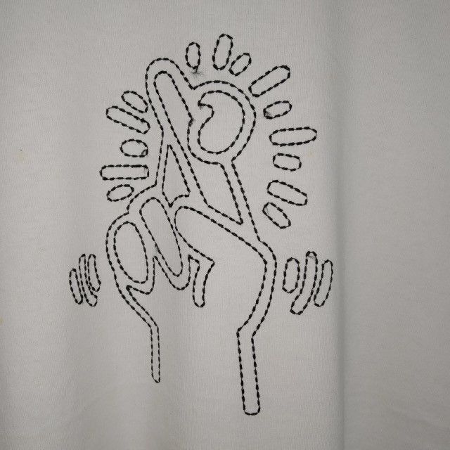 Keith Haring Vintage Keith Haring American Artwork Fingers Crossed Size US L / EU 52-54 / 3 - 3 Thumbnail
