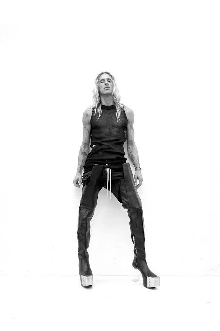 Rick Owens Rick Owens Thigh High Kiss Boots/Waders/Heels