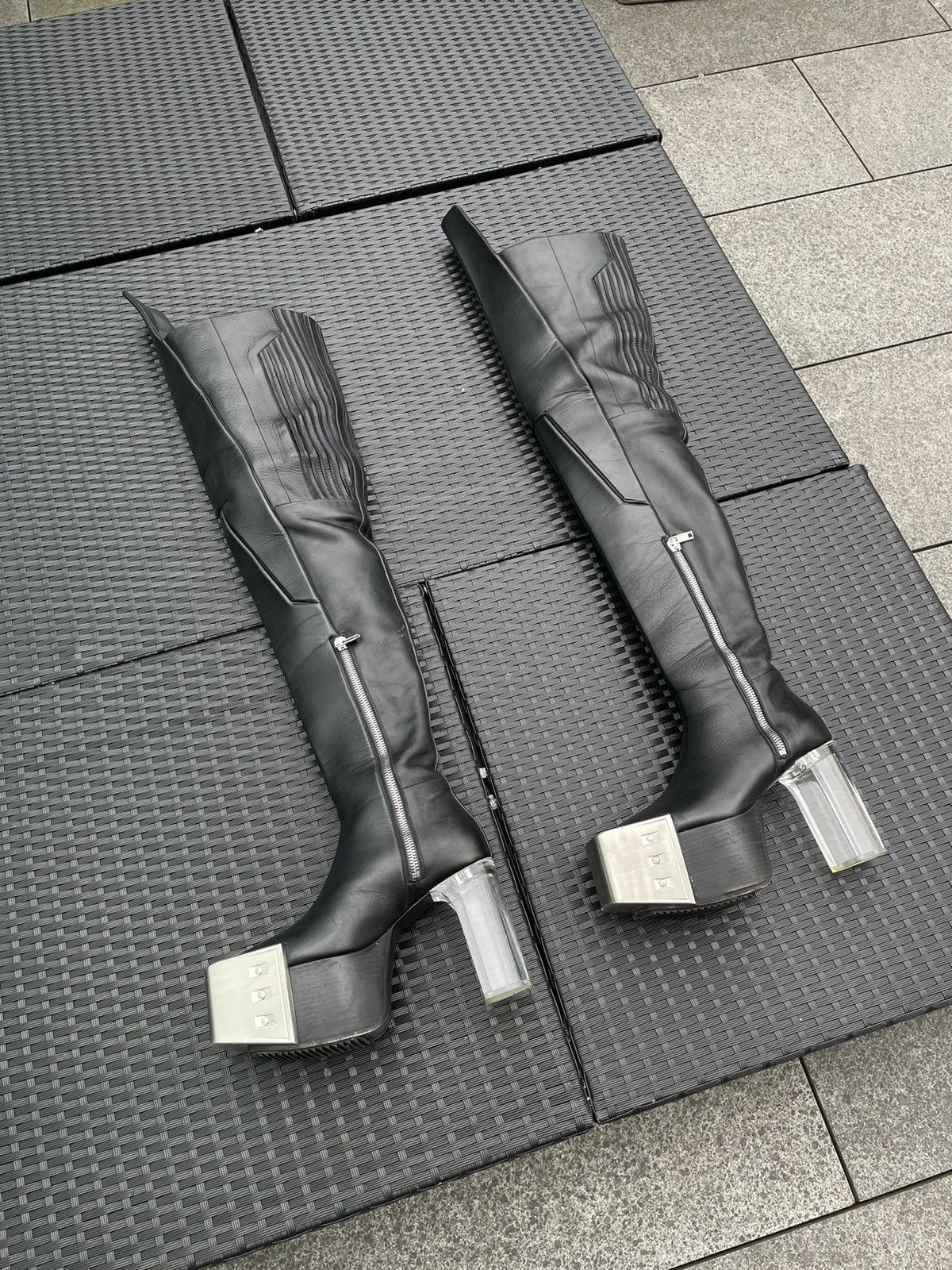 Rick Owens Rick Owens Thigh High Kiss Boots/Waders/Heels Rick Owens Rick Owens Thigh High Kiss Boots/Waders/Heels