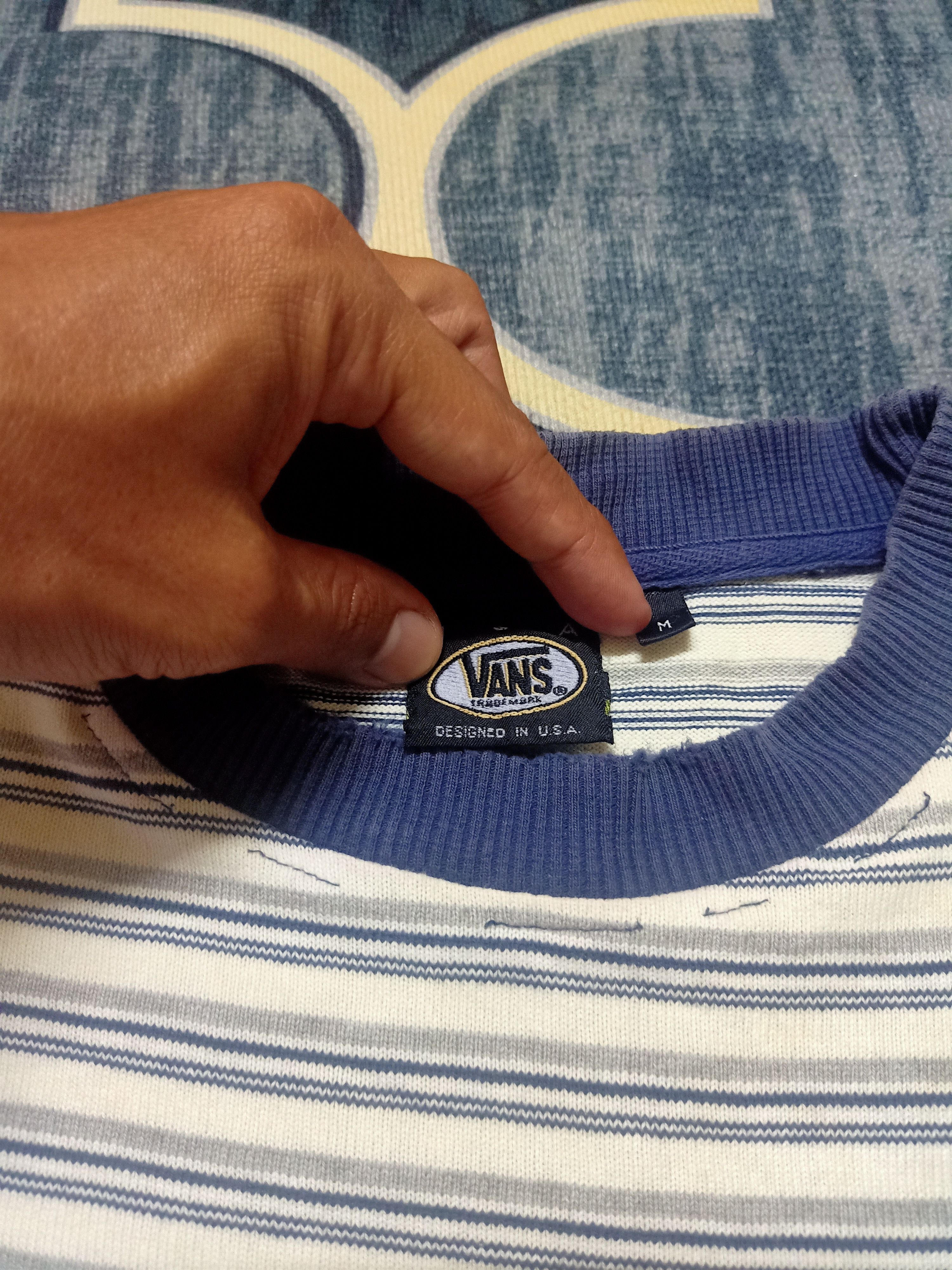 Vans × Vintage Vintage Vans stripes Long sleeve Size US M / EU 48-50 / 2 - 2 Thumbnail