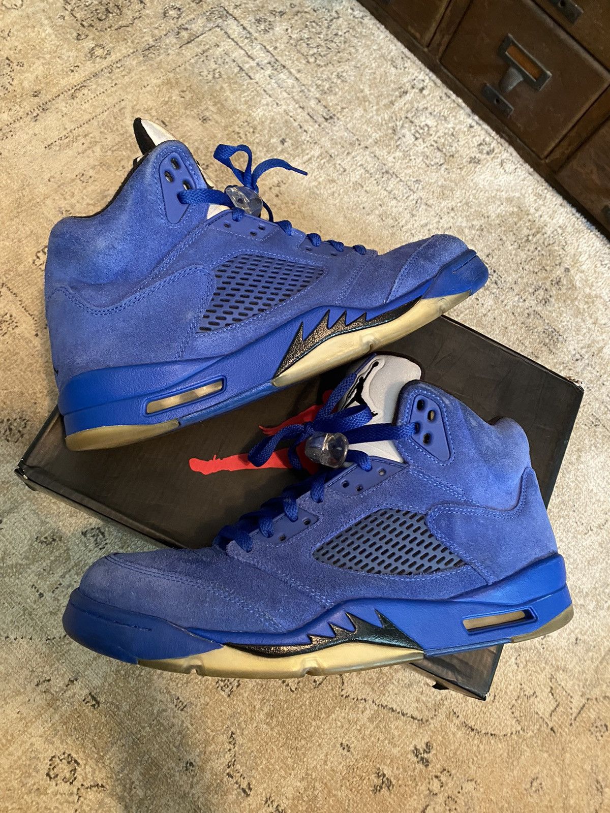 Jordan Brand × Nike Blue suede 5 size11 Size US 11 / EU 44 - 6 Thumbnail