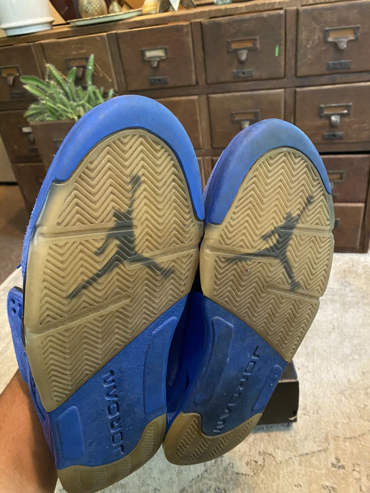 Jordan Brand × Nike Blue suede 5 size11 Size US 11 / EU 44 - 10 Thumbnail