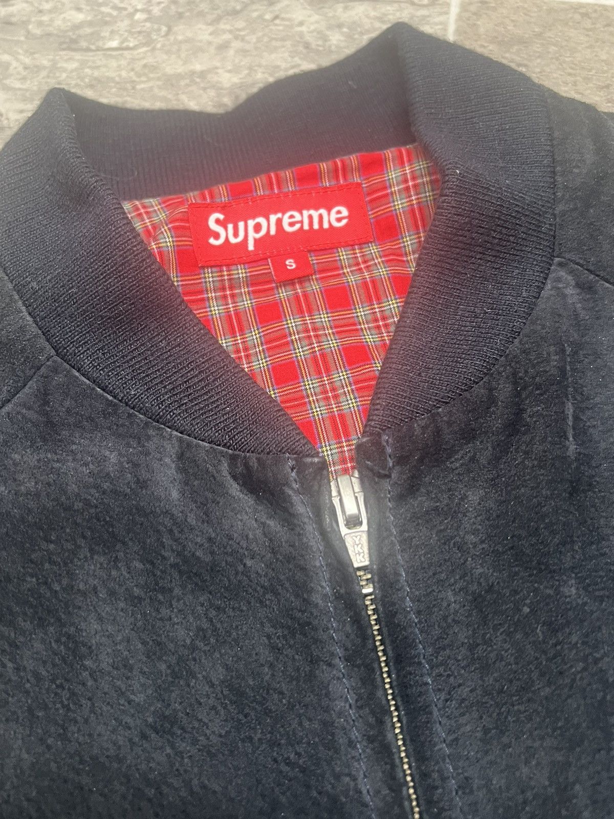 Supreme Supreme Blue Suede Bomber - S/S12 Size US S / EU 44-46 / 1 - 5 Thumbnail