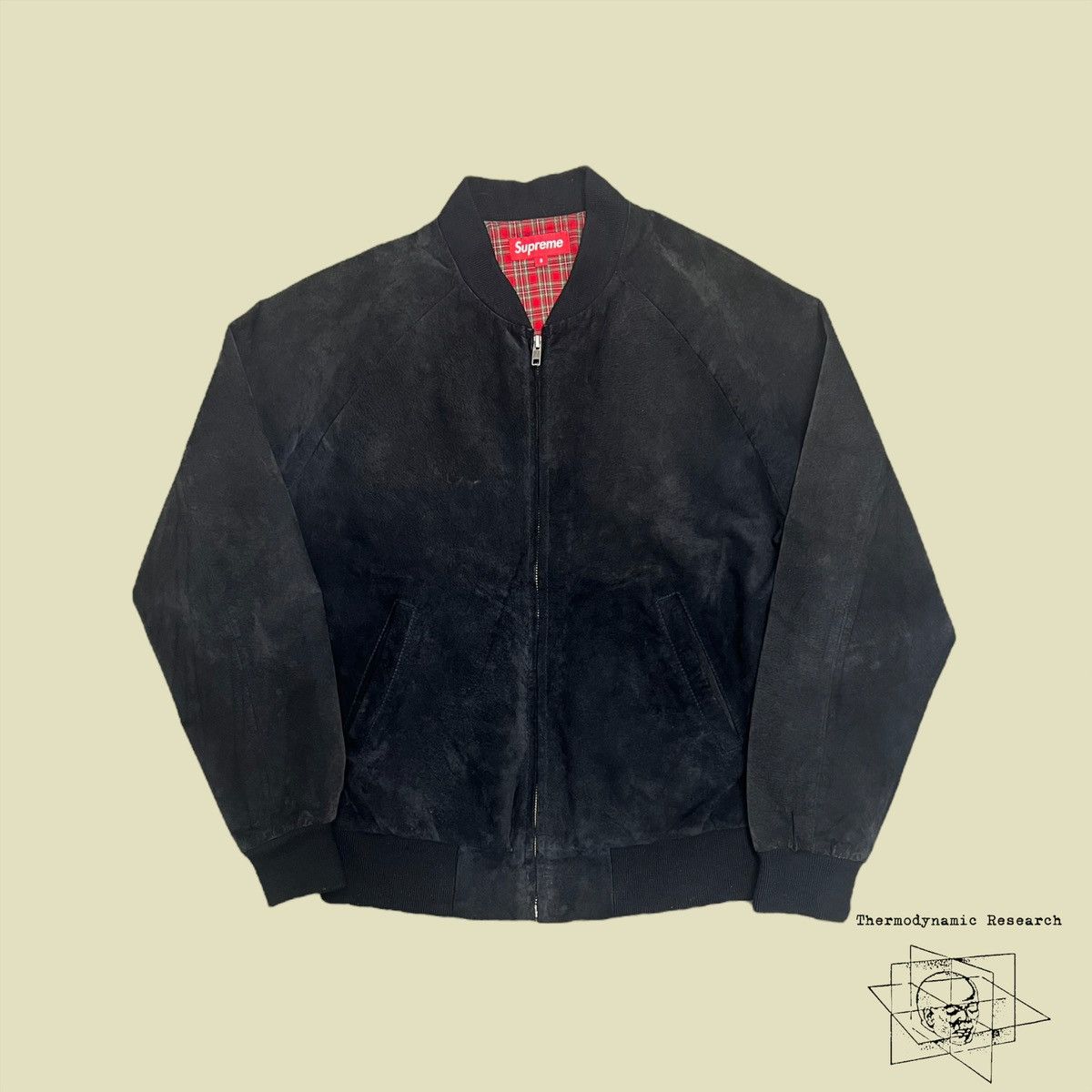 Supreme Supreme Blue Suede Bomber - S/S12 Size US S / EU 44-46 / 1 - 2 Thumbnail