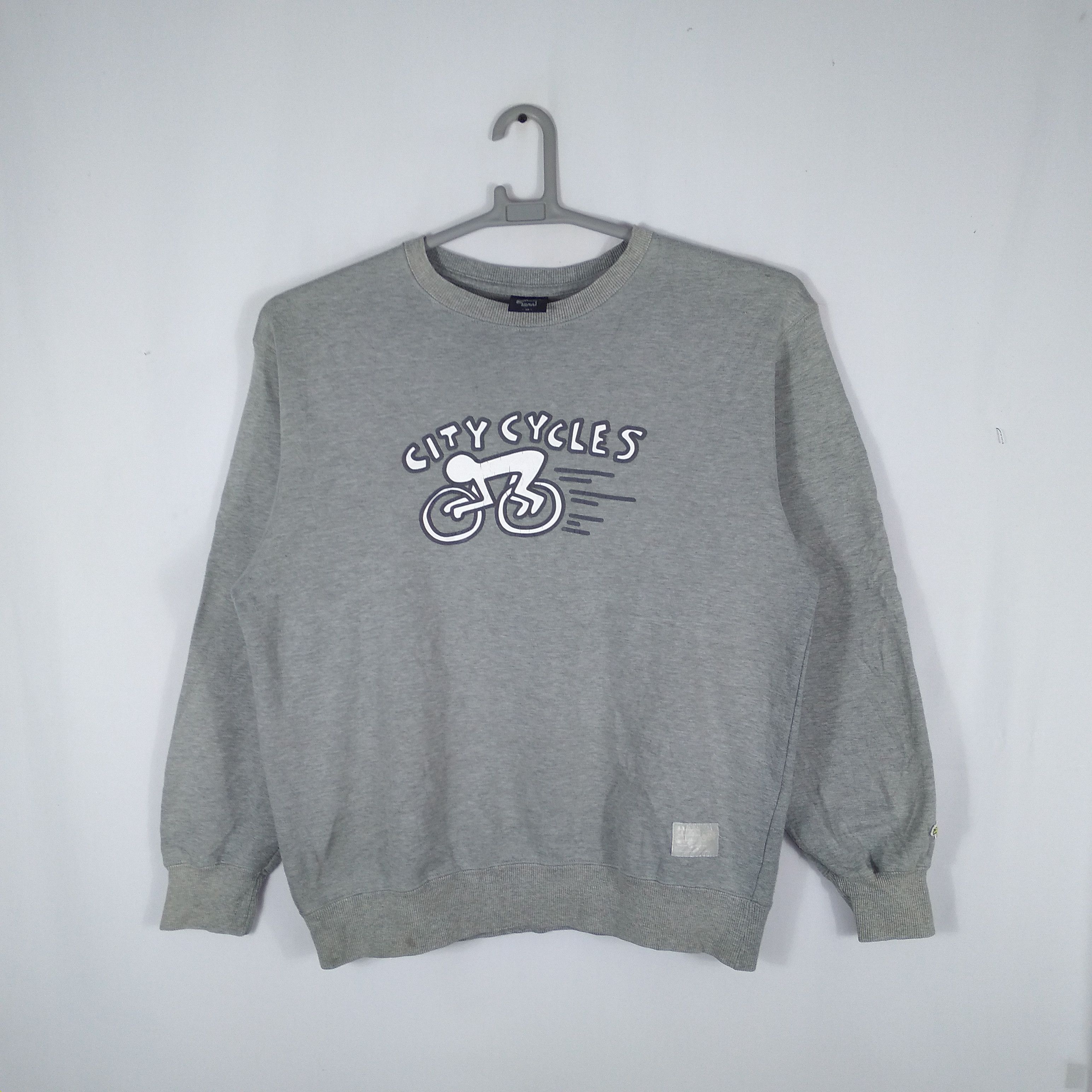 Designer × Keith Haring × Vintage 🔥OG🔥Keith Haring City Cycles Sweatshirts Size US M / EU 48-50 / 2 - 1 Thumbnail