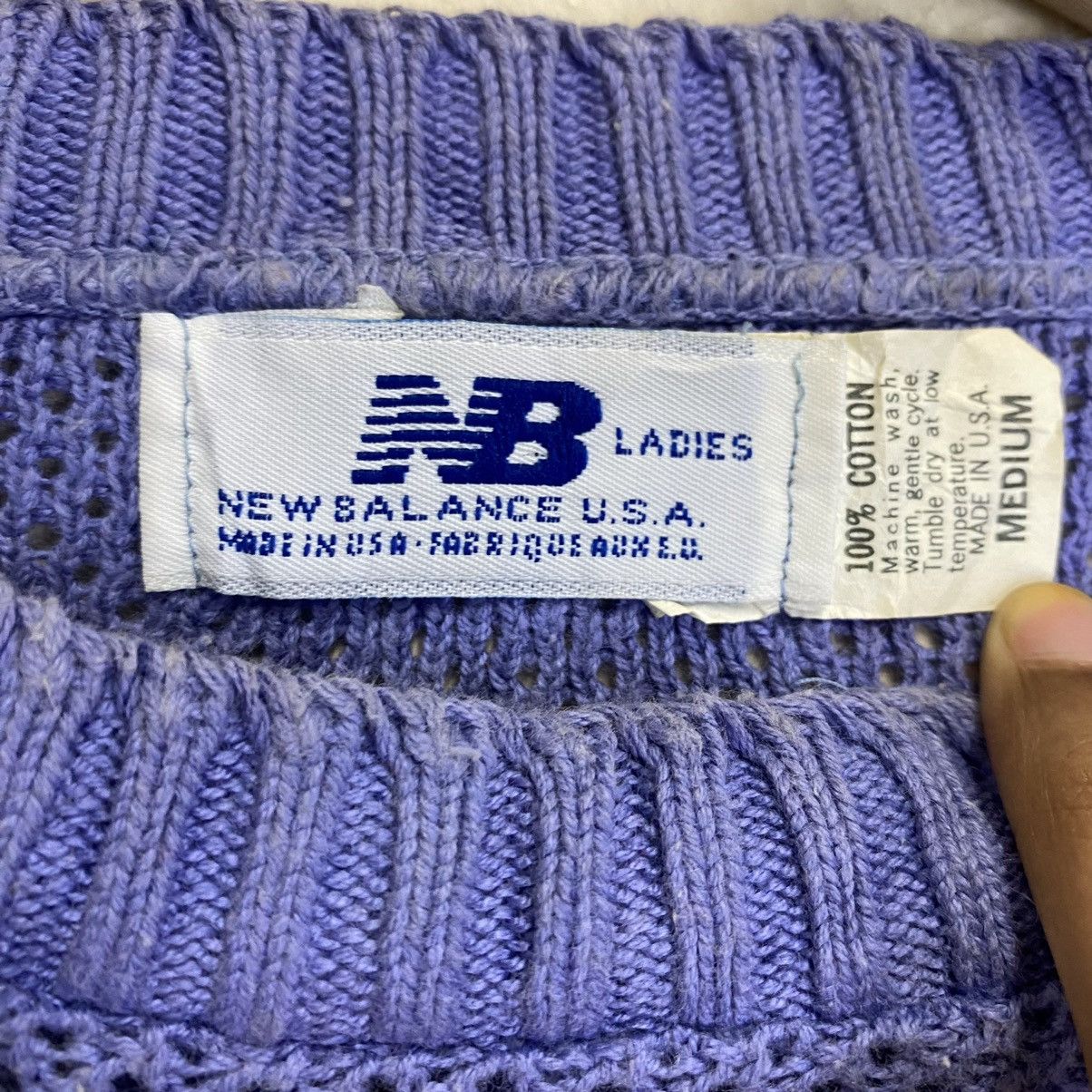 Aran Isles Knitwear × New Balance × Vintage Vintage New Balance Knitwear Size S Size US S / EU 44-46 / 1 - 7 Thumbnail
