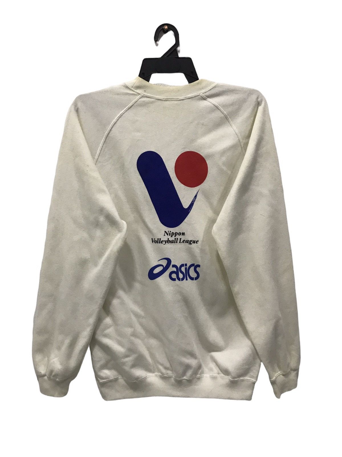 Asics × Japanese Brand × Vintage VINTAGE ASICS NIPPON VOLLEYBALL LEAGUE SWEATSHIRT Size US M / EU 48-50 / 2 - 2 Thumbnail