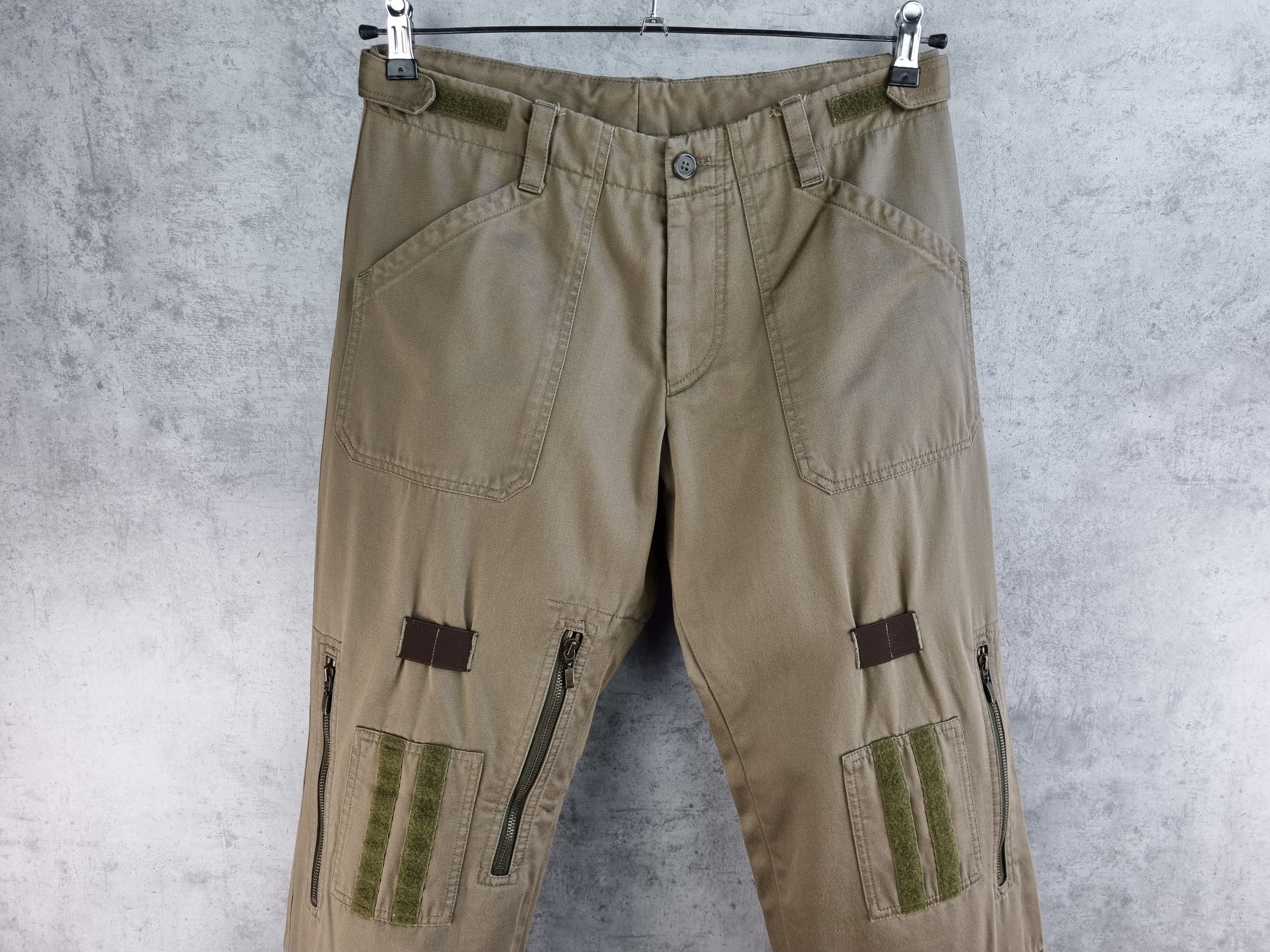 Hugo Boss 90s Rare HUGO BOSS Military Aviator Cargo Utility Pants Size US 31 - 8 Thumbnail