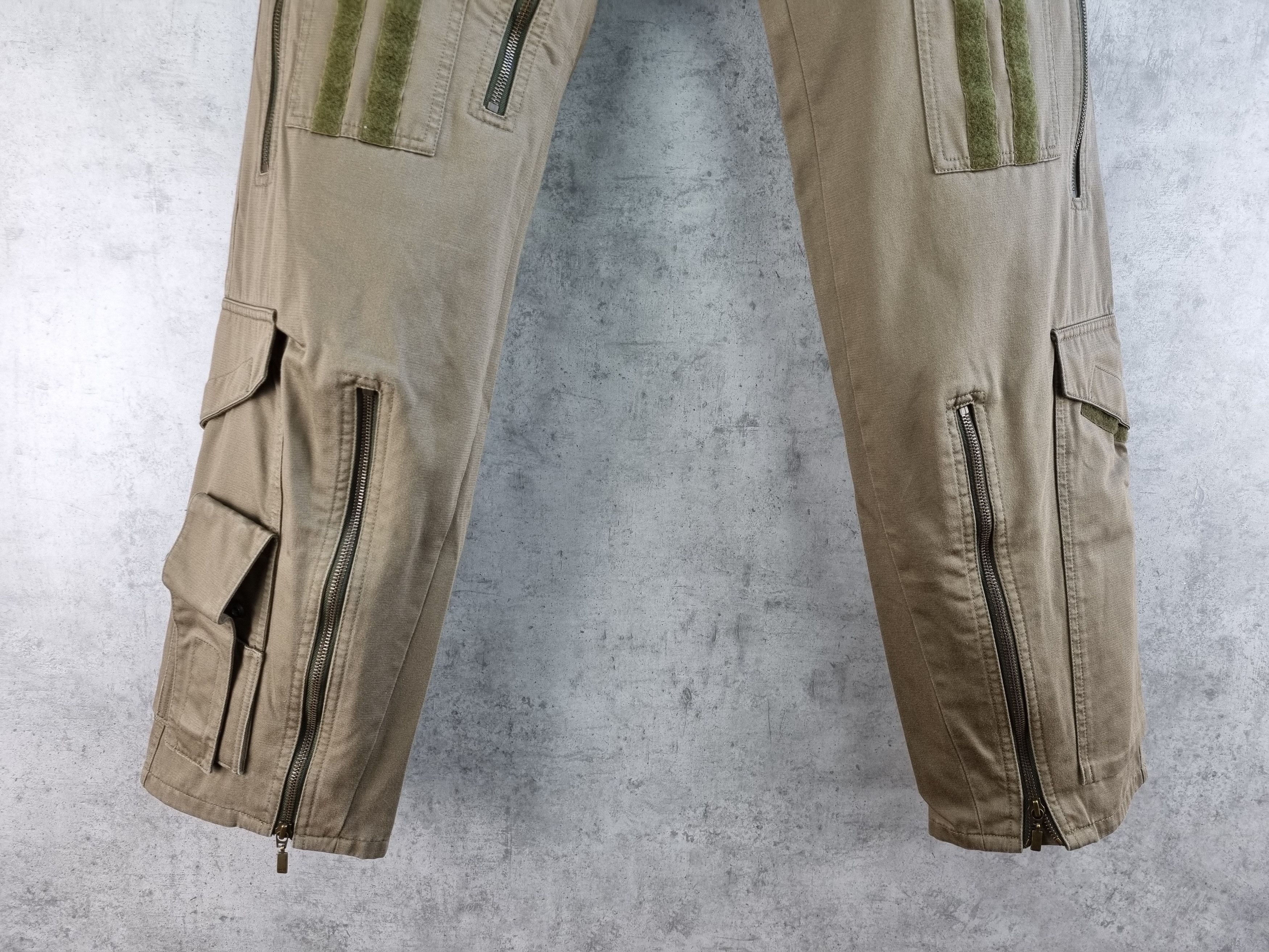 Hugo Boss 90s Rare HUGO BOSS Military Aviator Cargo Utility Pants Size US 31 - 5 Thumbnail
