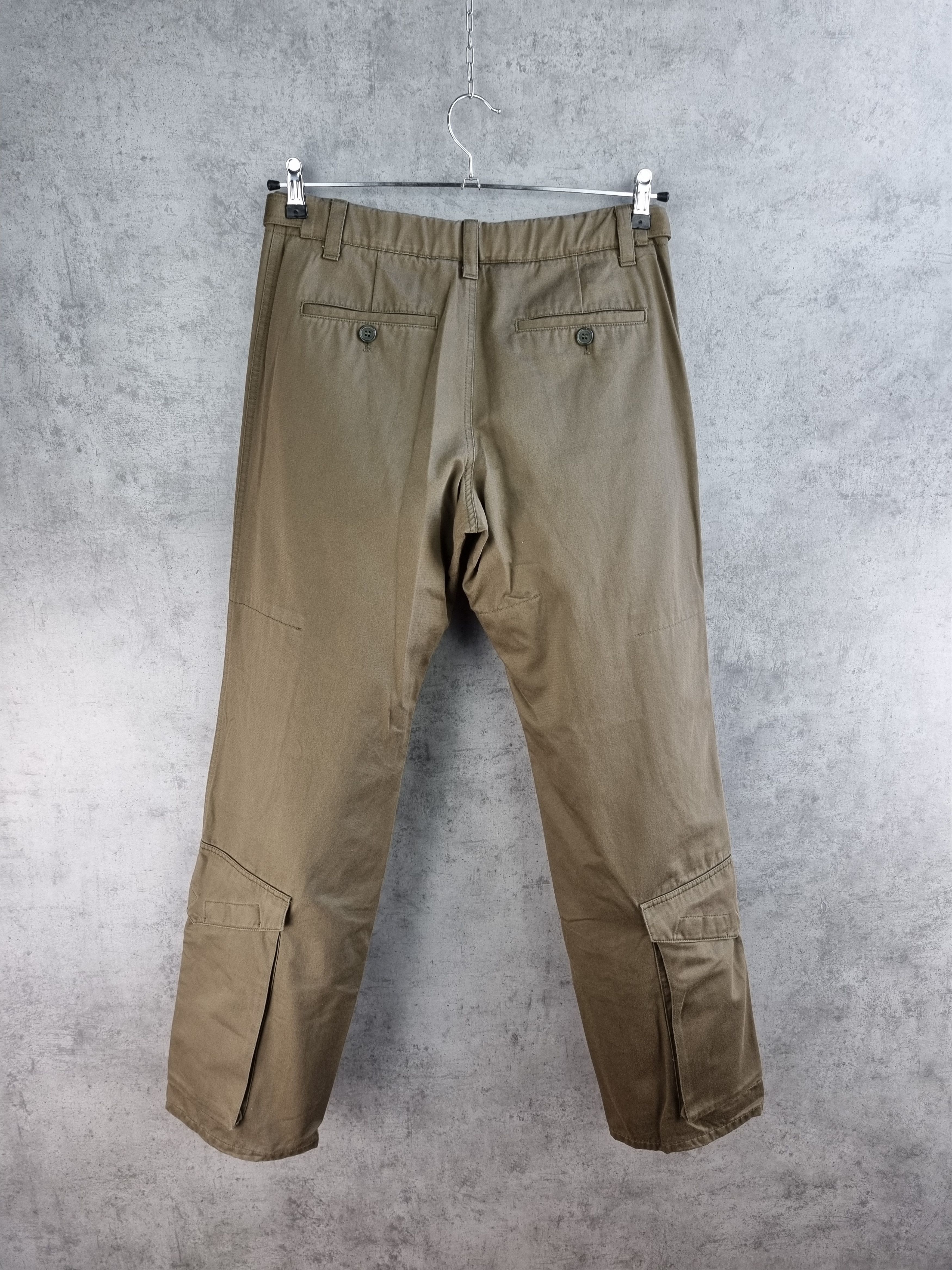 Hugo Boss 90s Rare HUGO BOSS Military Aviator Cargo Utility Pants Size US 31 - 3 Thumbnail