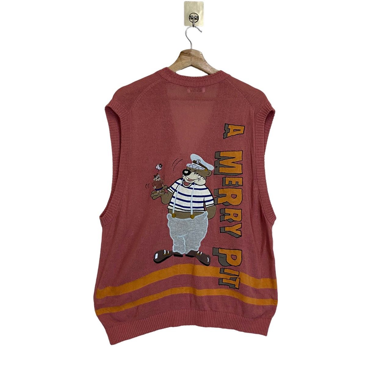 Vintage Vaziie A Merry Pit Big Logo Knitwear Size M