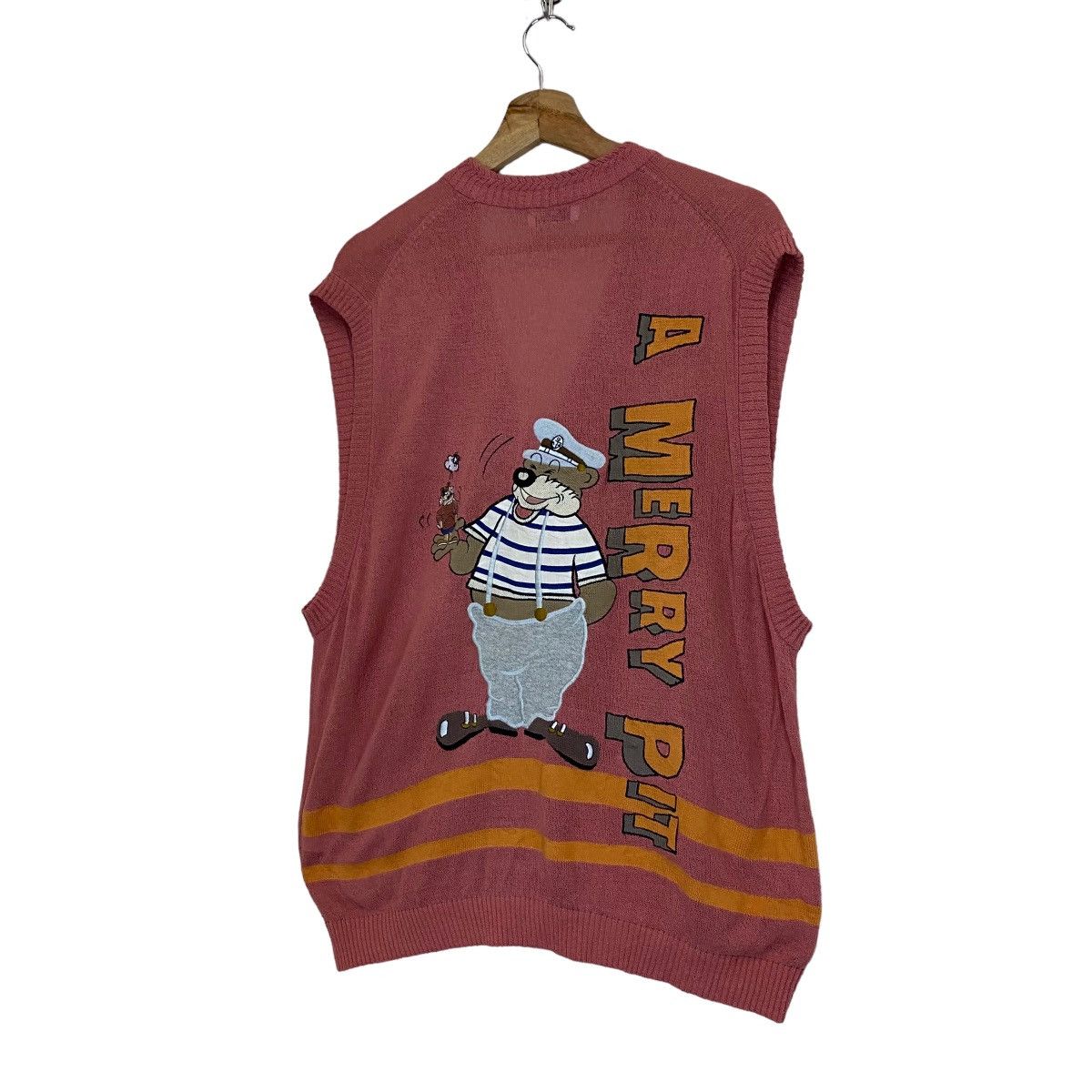 Aran Isles Knitwear × Vintage Vintage Vaziie A Merry Pit Big Logo Knitwear Size M Size US M / EU 48-50 / 2 - 3 Thumbnail