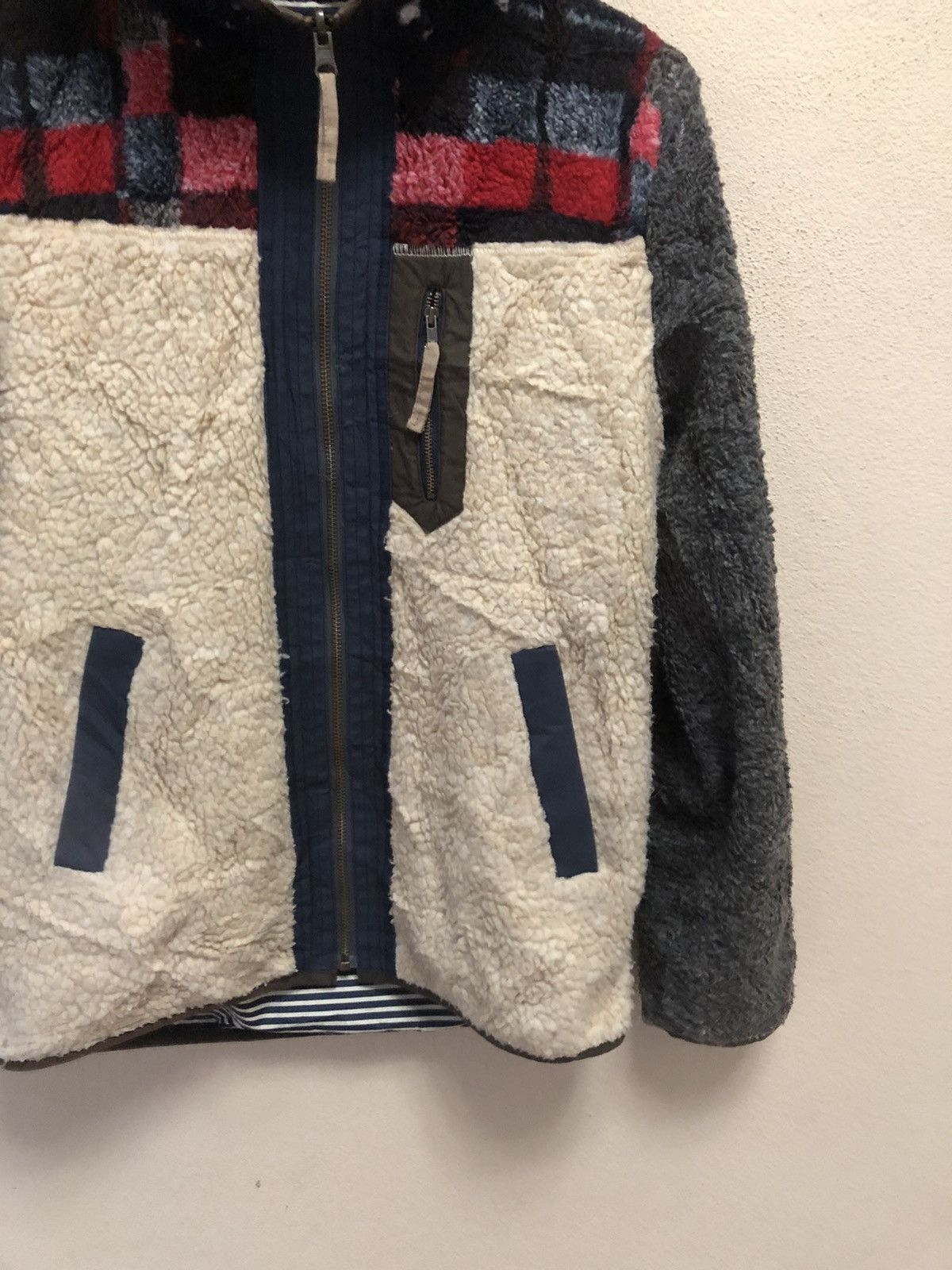 Japanese Brand Reversible Fleece Jacket Size US M / EU 48-50 / 2 - 12 Thumbnail