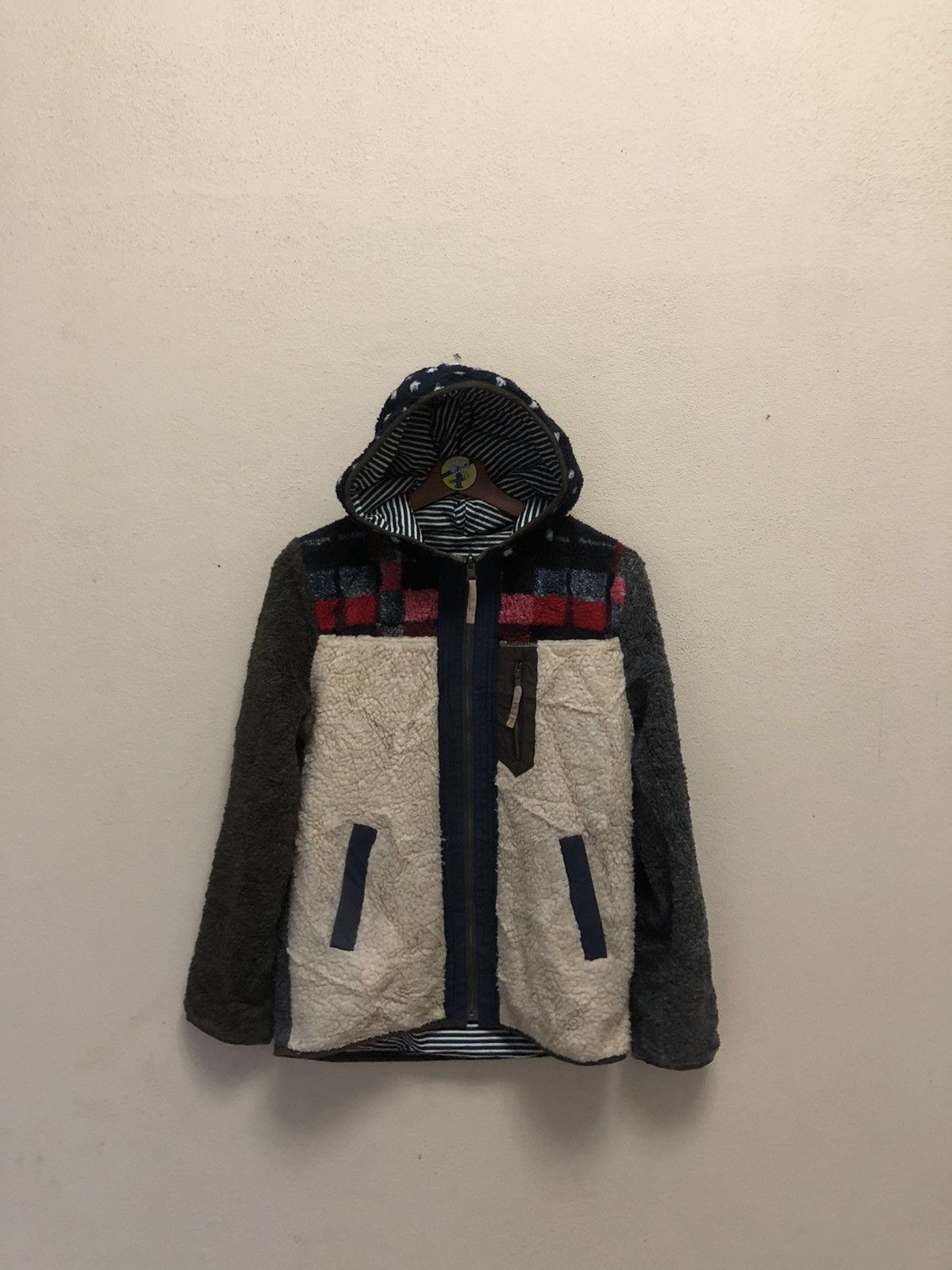 Japanese Brand Reversible Fleece Jacket Size US M / EU 48-50 / 2 - 2 Thumbnail