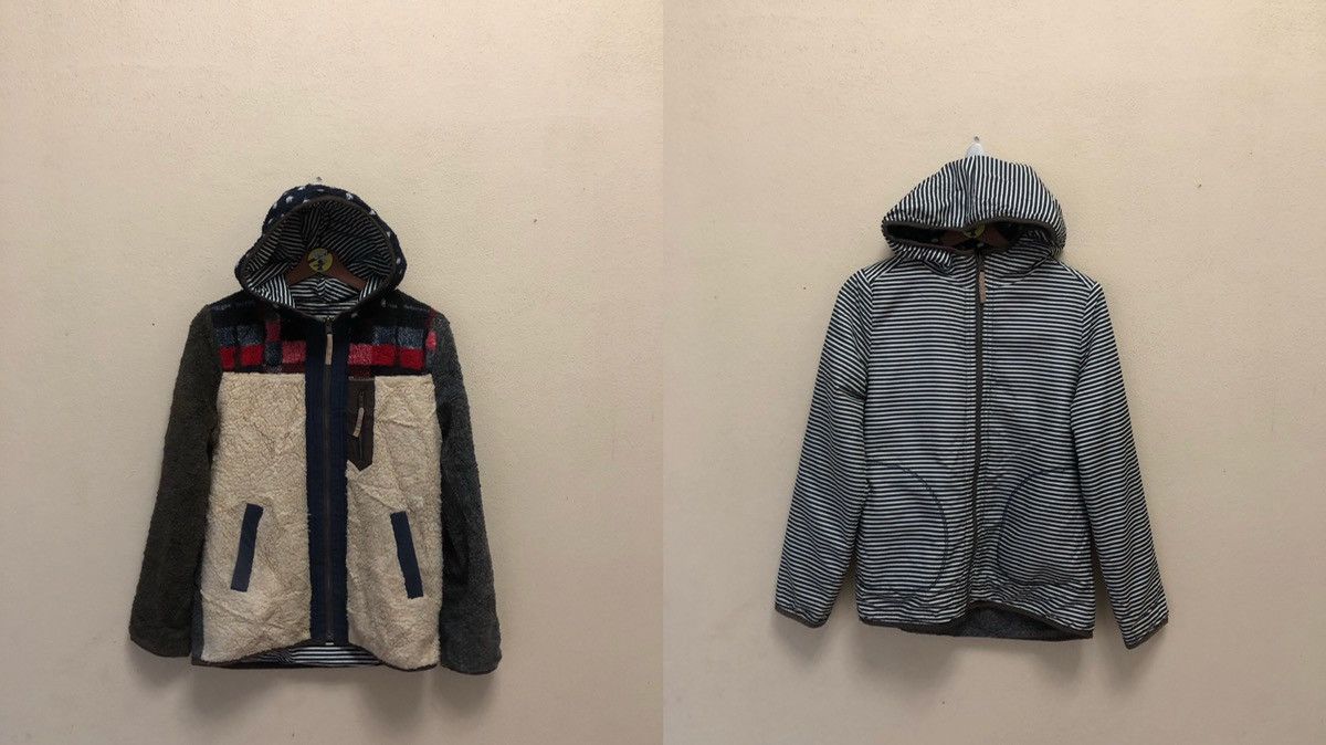Japanese Brand Reversible Fleece Jacket Size US M / EU 48-50 / 2 - 1 Thumbnail