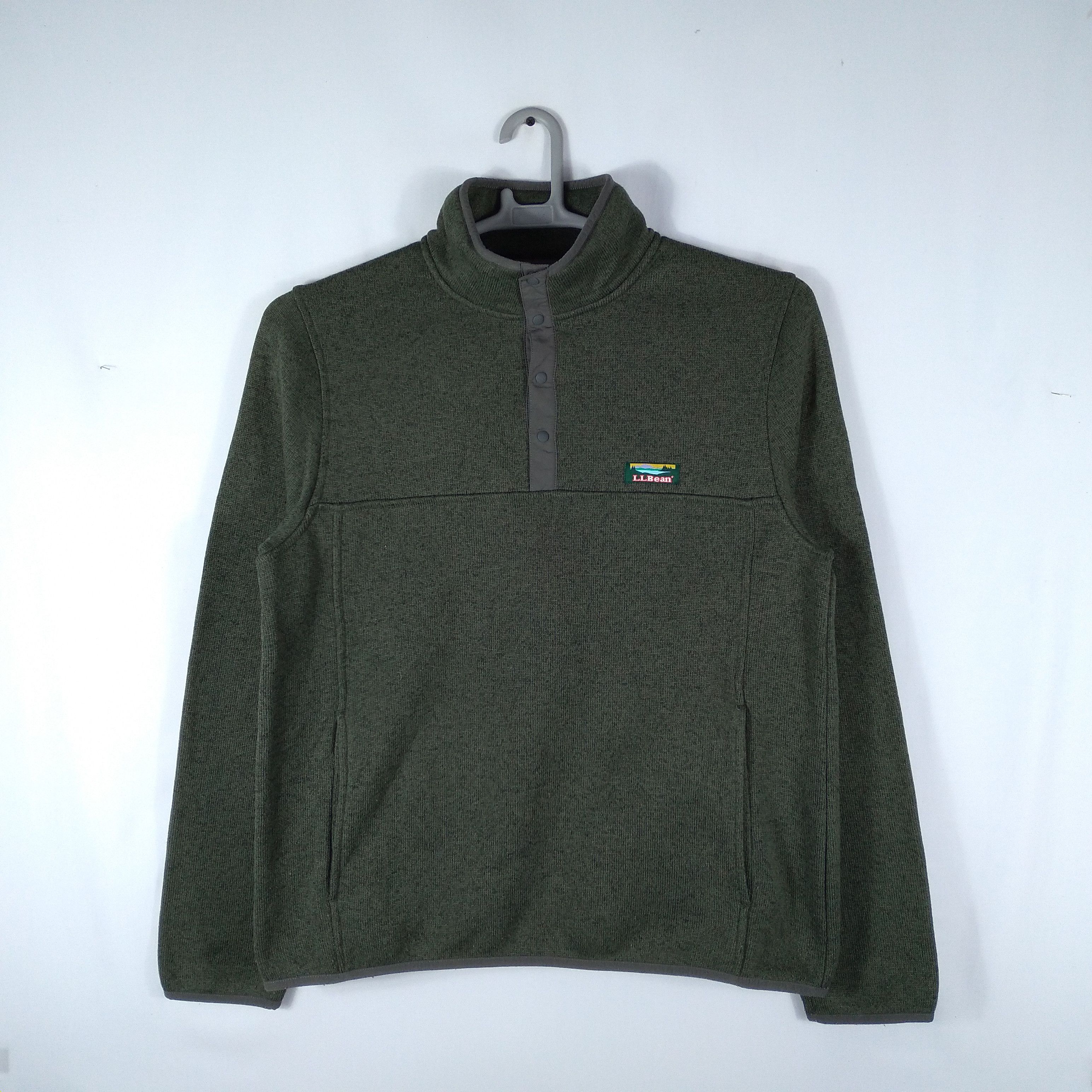 L.L. Bean Vintage L.L Bean Half Buttons Outdoor Sweatshirts Size US S / EU 44-46 / 1 - 1 Thumbnail