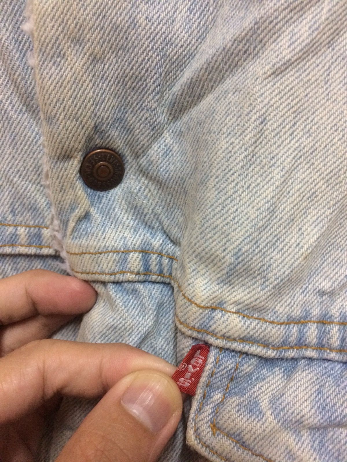 Levi's × Levi's Vintage Clothing 🔥Levis Shearling Trucker Jacket🔥 Size US L / EU 52-54 / 3 - 4 Thumbnail