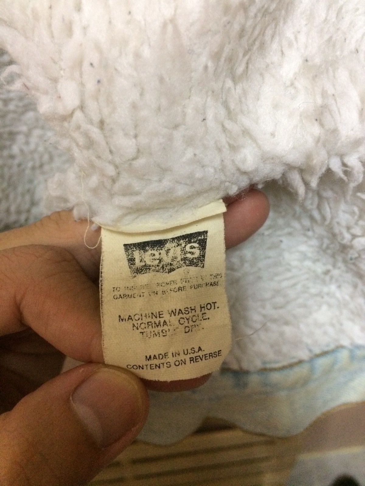 Levi's × Levi's Vintage Clothing 🔥Levis Shearling Trucker Jacket🔥 Size US L / EU 52-54 / 3 - 5 Thumbnail
