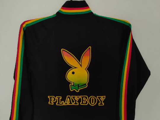 Playboy Rare!! Playboy Rasta Embroidery Side Tape Bob Marley Size US L / EU 52-54 / 3 - 2 Thumbnail