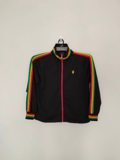 Playboy Rare!! Playboy Rasta Embroidery Side Tape Bob Marley Size US L / EU 52-54 / 3 - 3 Thumbnail