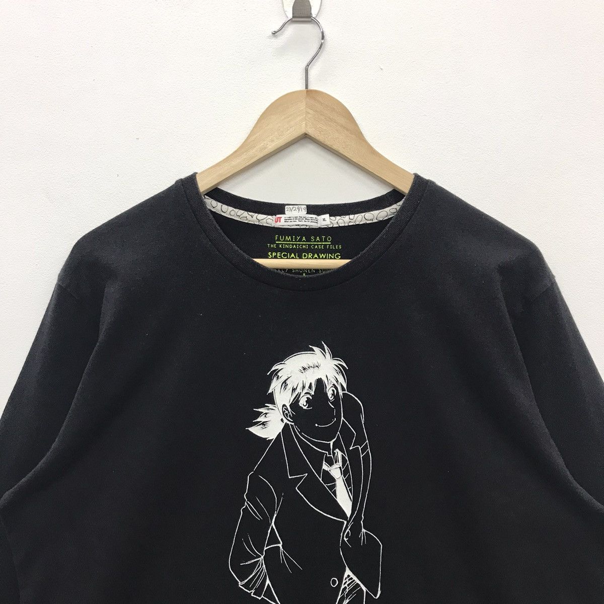 Anime × Japanese Brand × Uniqlo Rare!! UniqloXAnima The Kindaichi Case Files By Fumiya Sato Size US XL / EU 56 / 4 - 2 Thumbnail