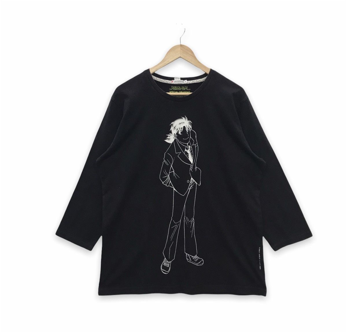 Anime × Japanese Brand × Uniqlo Rare!! UniqloXAnima The Kindaichi Case Files By Fumiya Sato Size US XL / EU 56 / 4 - 1 Thumbnail