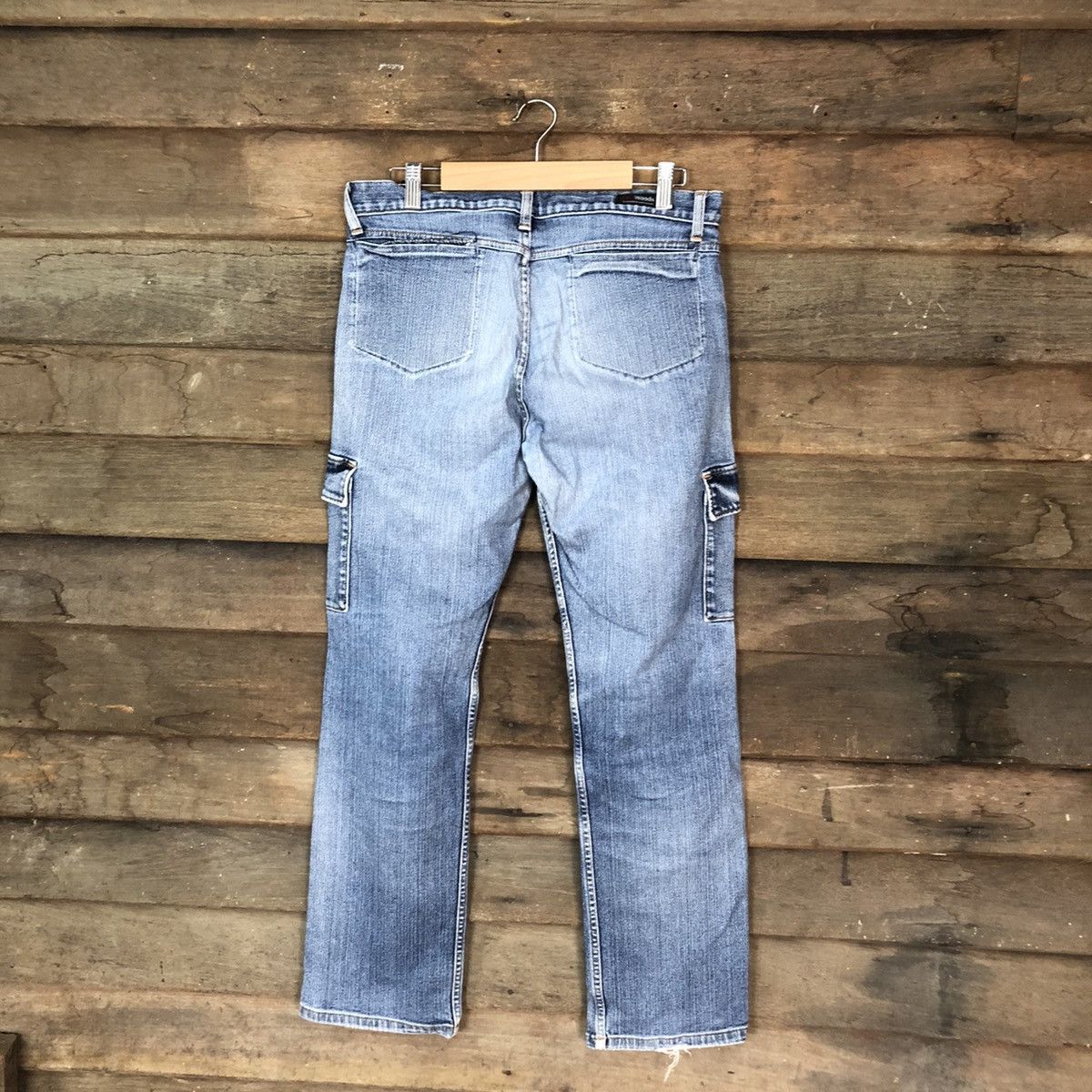 Japanese Brand Red Woods faded Blue multipocket Denim Pants #4524 Size US 30 / EU 46 - 11 Thumbnail