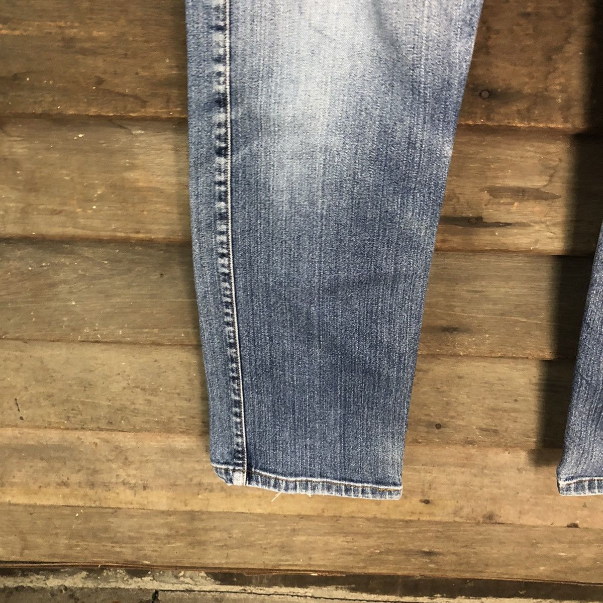 Japanese Brand Red Woods faded Blue multipocket Denim Pants #4524 Size US 30 / EU 46 - 8 Thumbnail